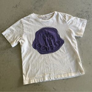 Moncler Kids Girls White Tee T Shirt Top Medium 8